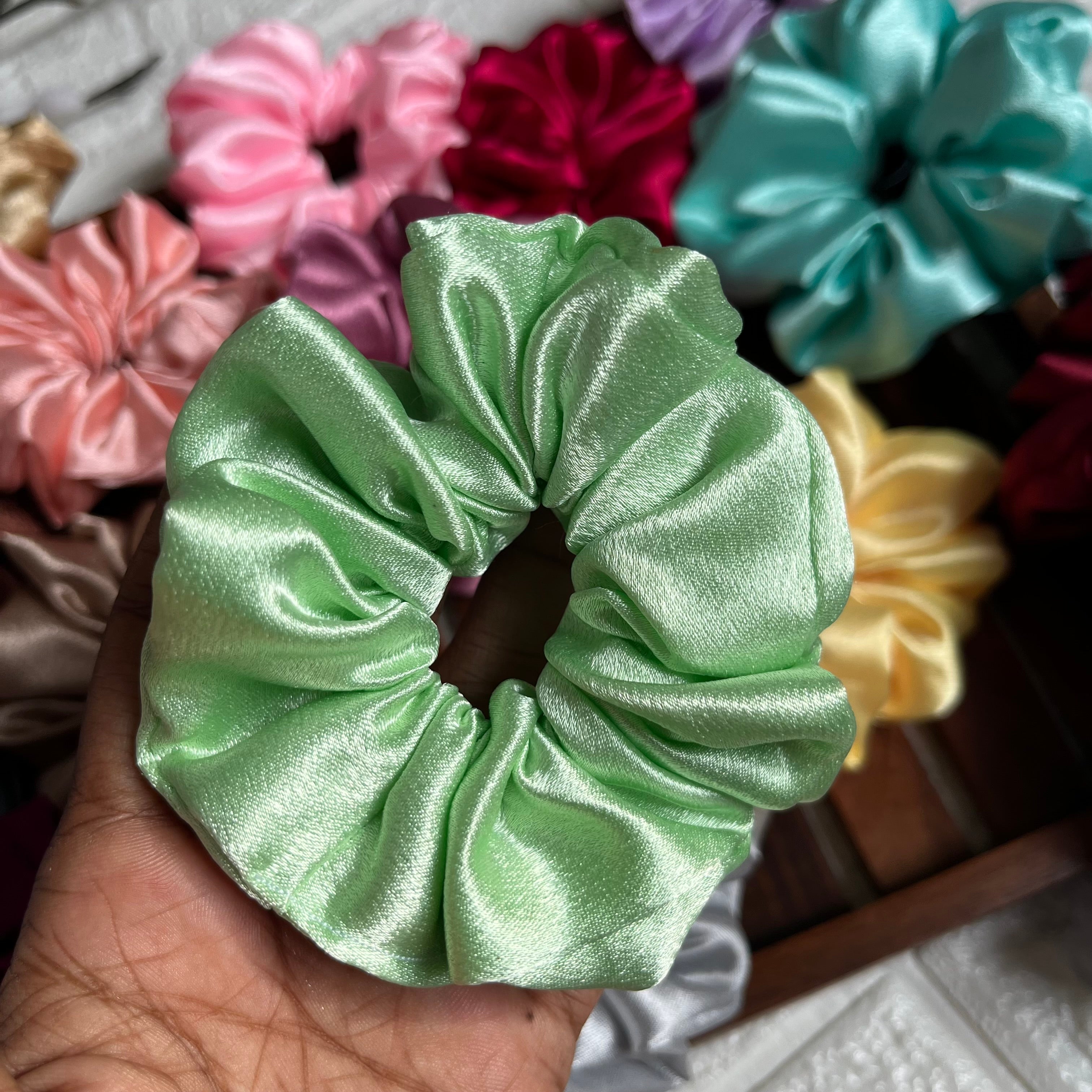 Premium Satin Scrunchie – Smooth & Shine