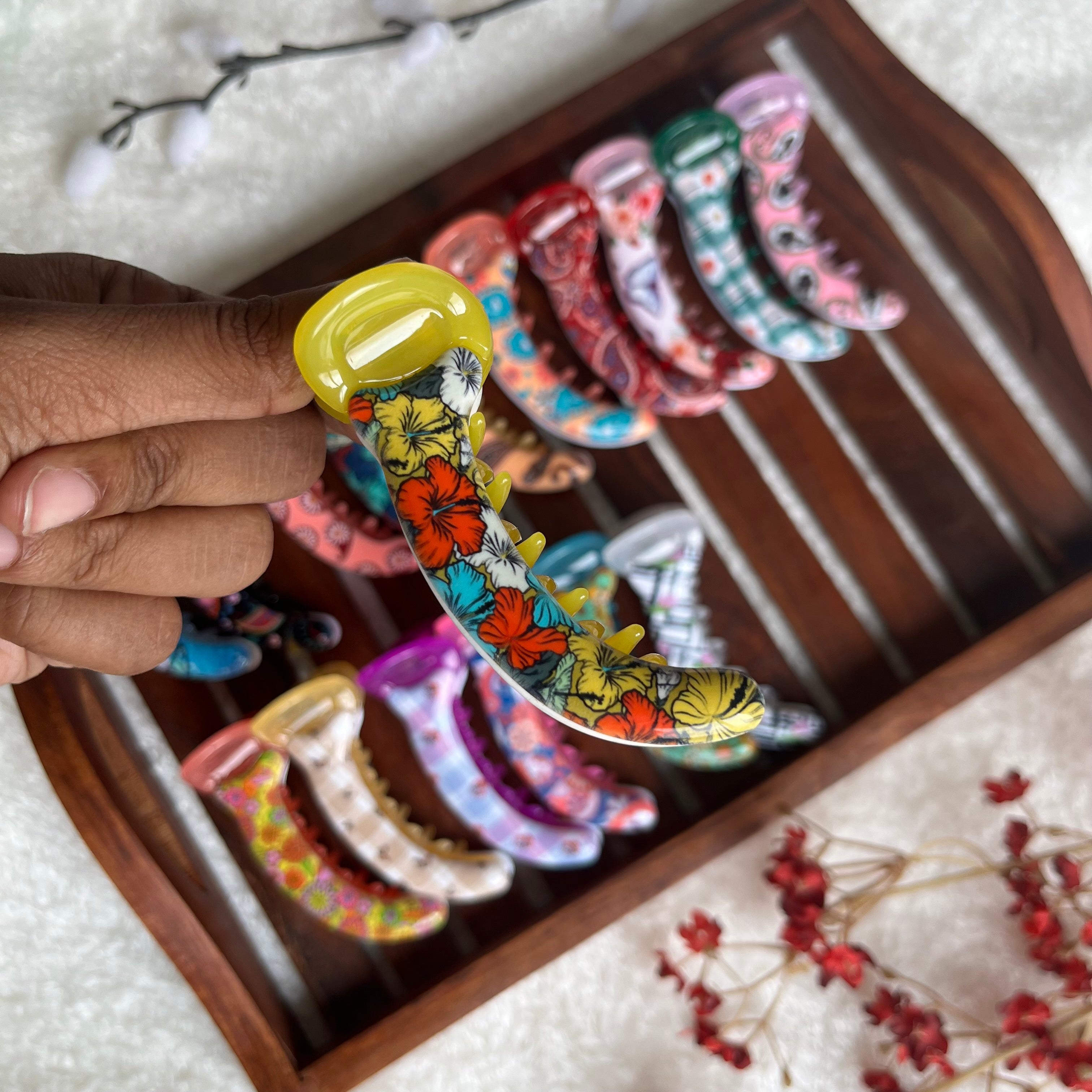 Printed Banana Clip - M