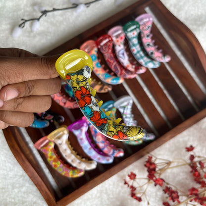 Printed Banana Clip - M - Kaithogai