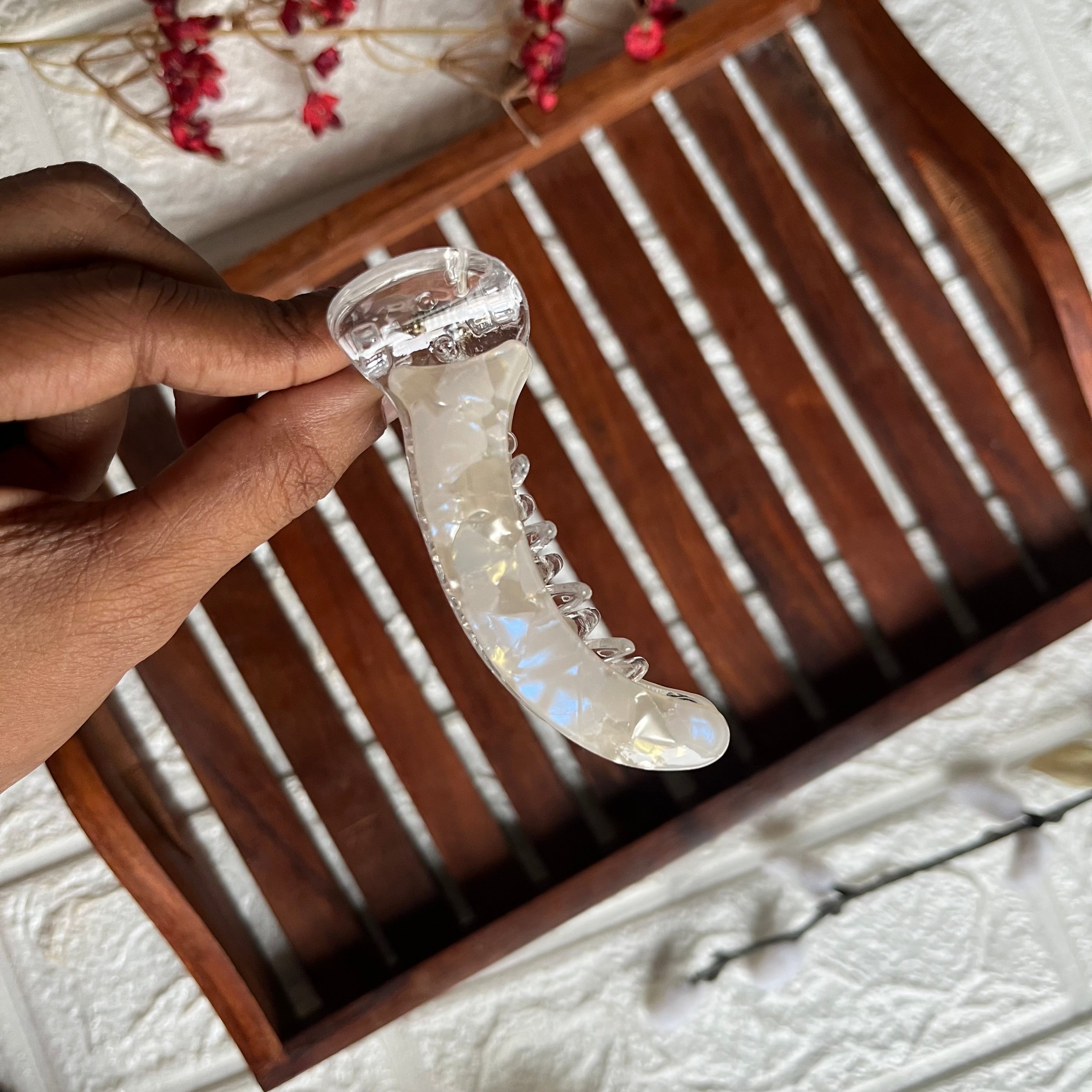 Marble Banana Clip - M