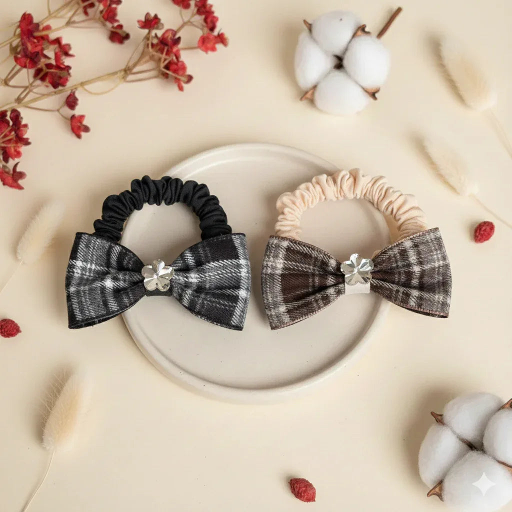 Bow charm Scrunchie - Kaithogai