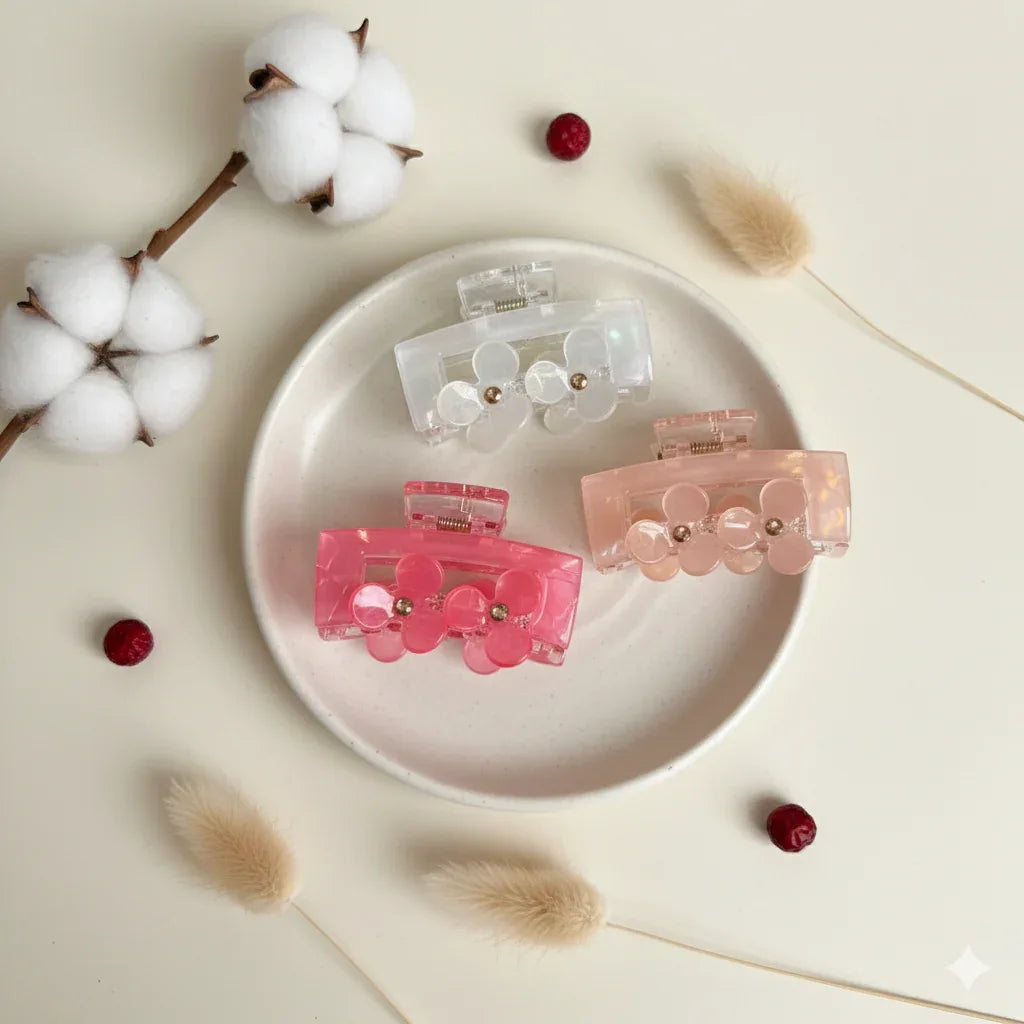 Blush Jelly Petal Clip - Kaithogai