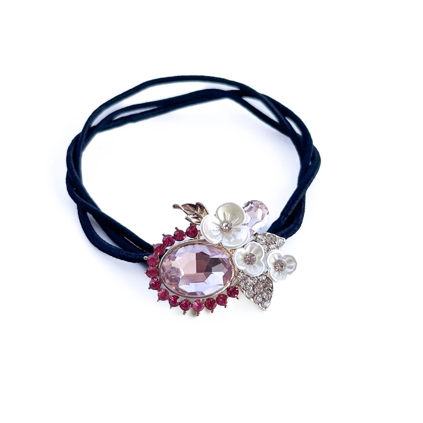 Charm Hair Tie Pink