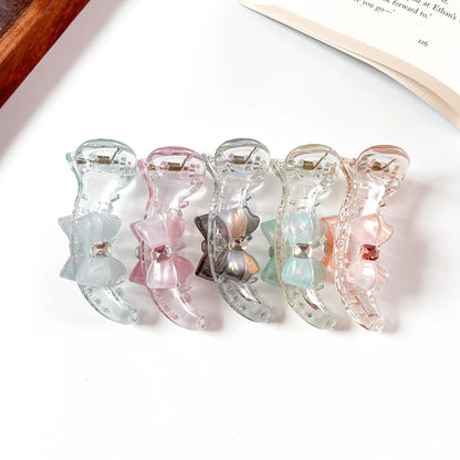 Bow Charm Banana Clip - 8 cm