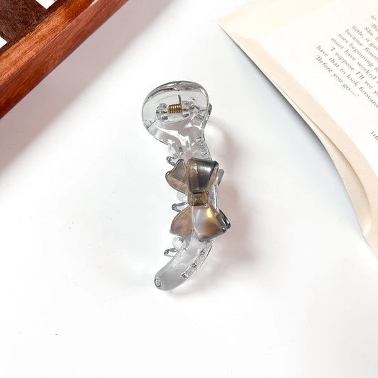 Bow Charm Banana Clip - 8 cm