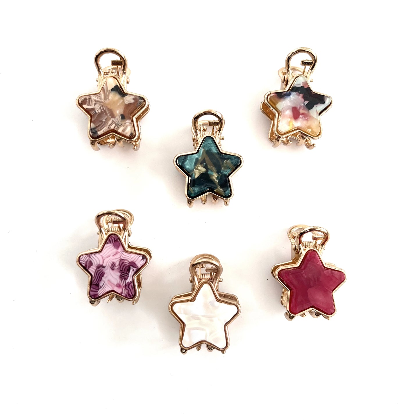 Marble Hair Claw - Star