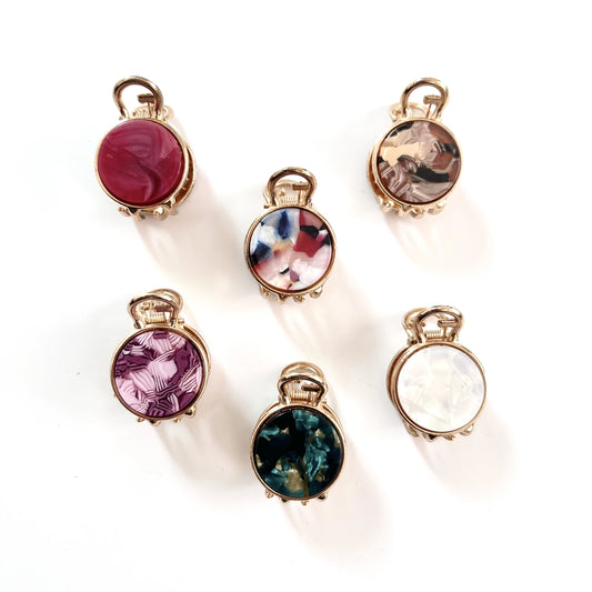 Marble Hair Claw - Round