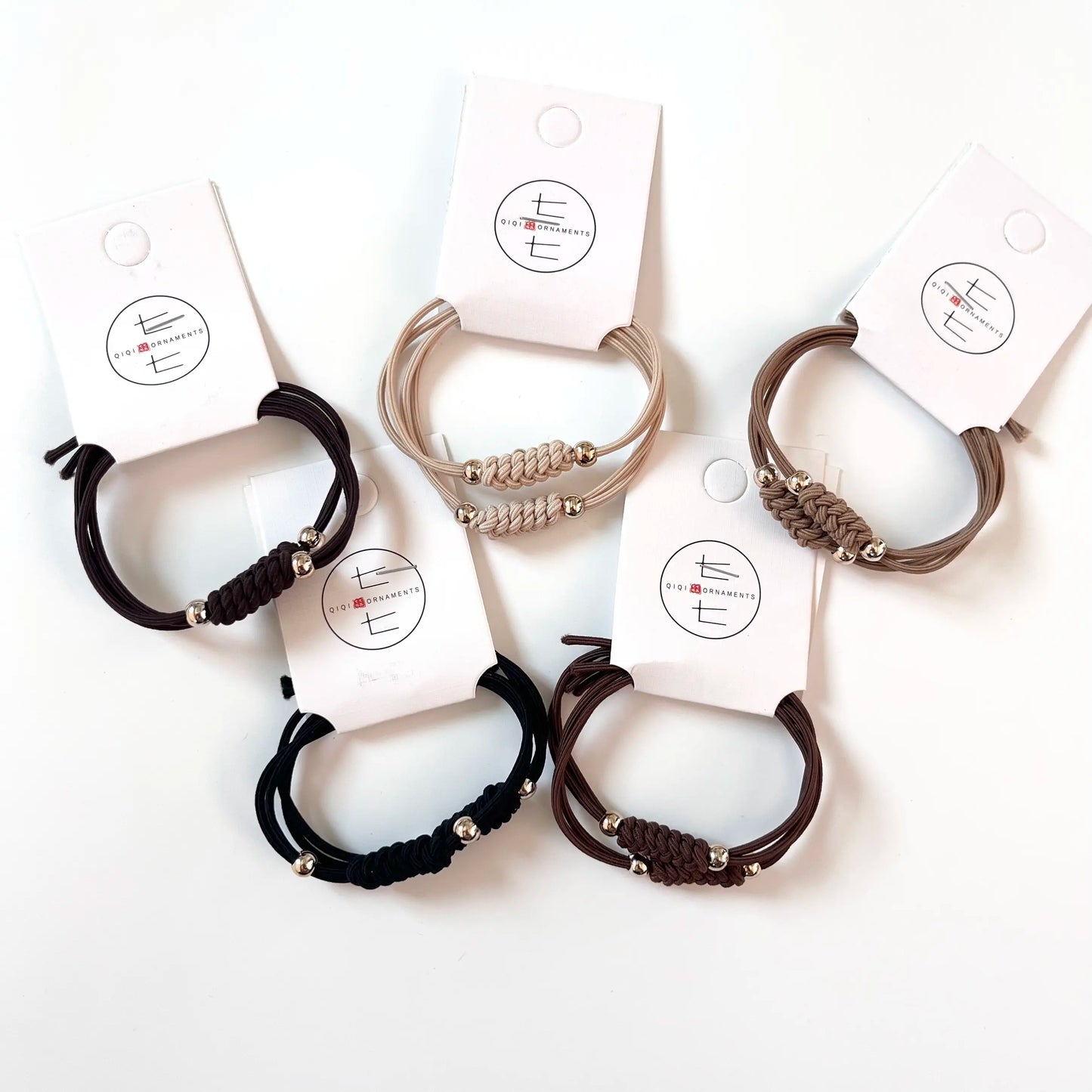 Braided Elastic Hair Ties