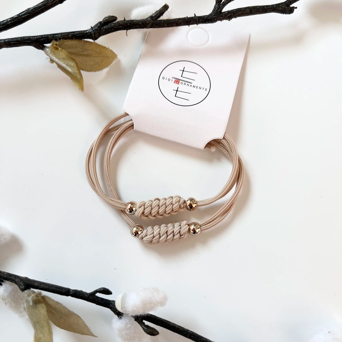 Braided Elastic Hair Ties