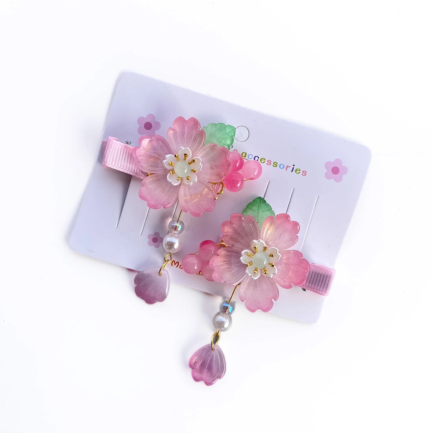 Rosy Bloom Hair Clip