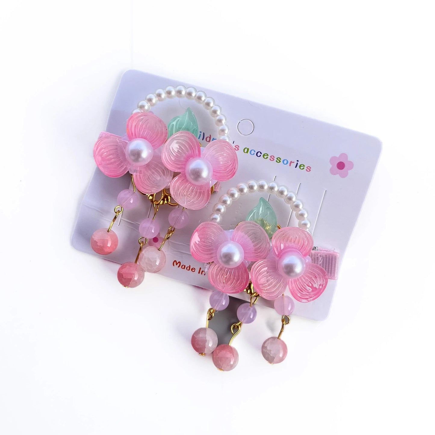Rosy Bloom Hair Clip