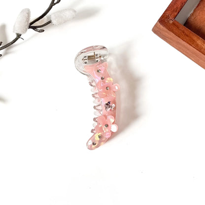 Opaline Blossom Banana Clip - 8cm