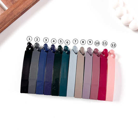 Bold Bar Lock Banana Clip - 8 cm