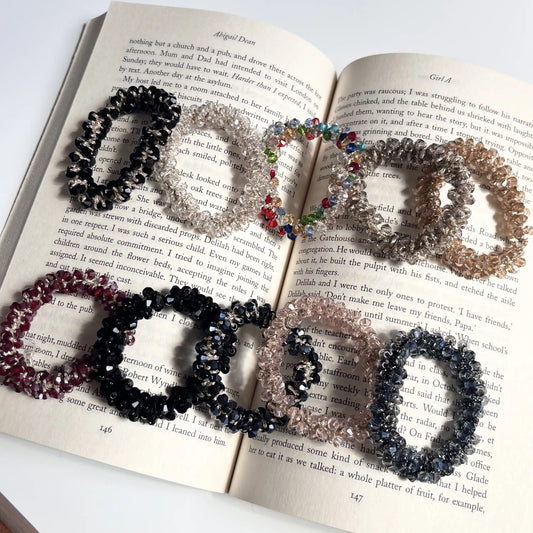 Beaded Hair Tie Pack of 10
