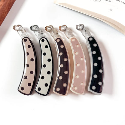Dip dot lock banana clip all colours large hair clutcher