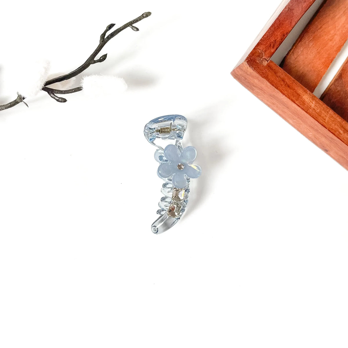 Garden Mirchi Open Banana Clip 6cm Blue
