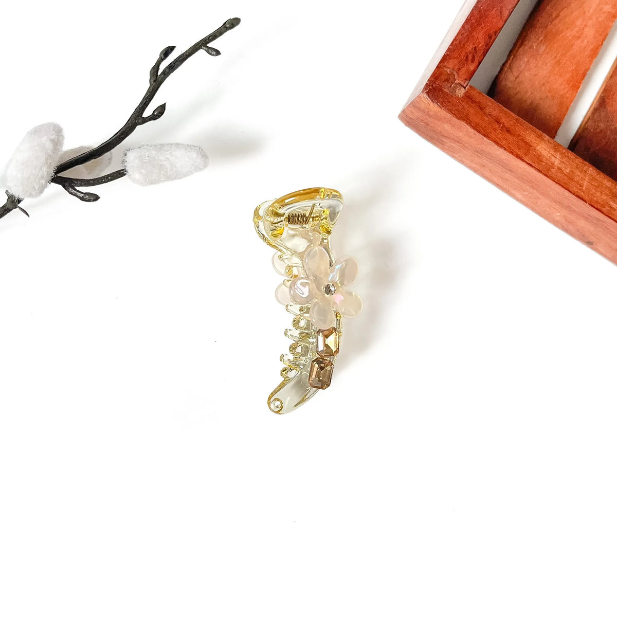 Garden Mirchi Open Banana Clip 6cm Gold