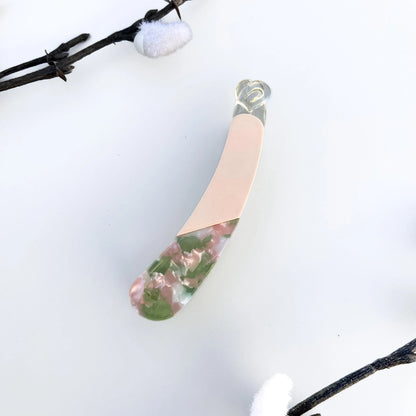 Gloss Gem Banana Clip(8cm) Cream