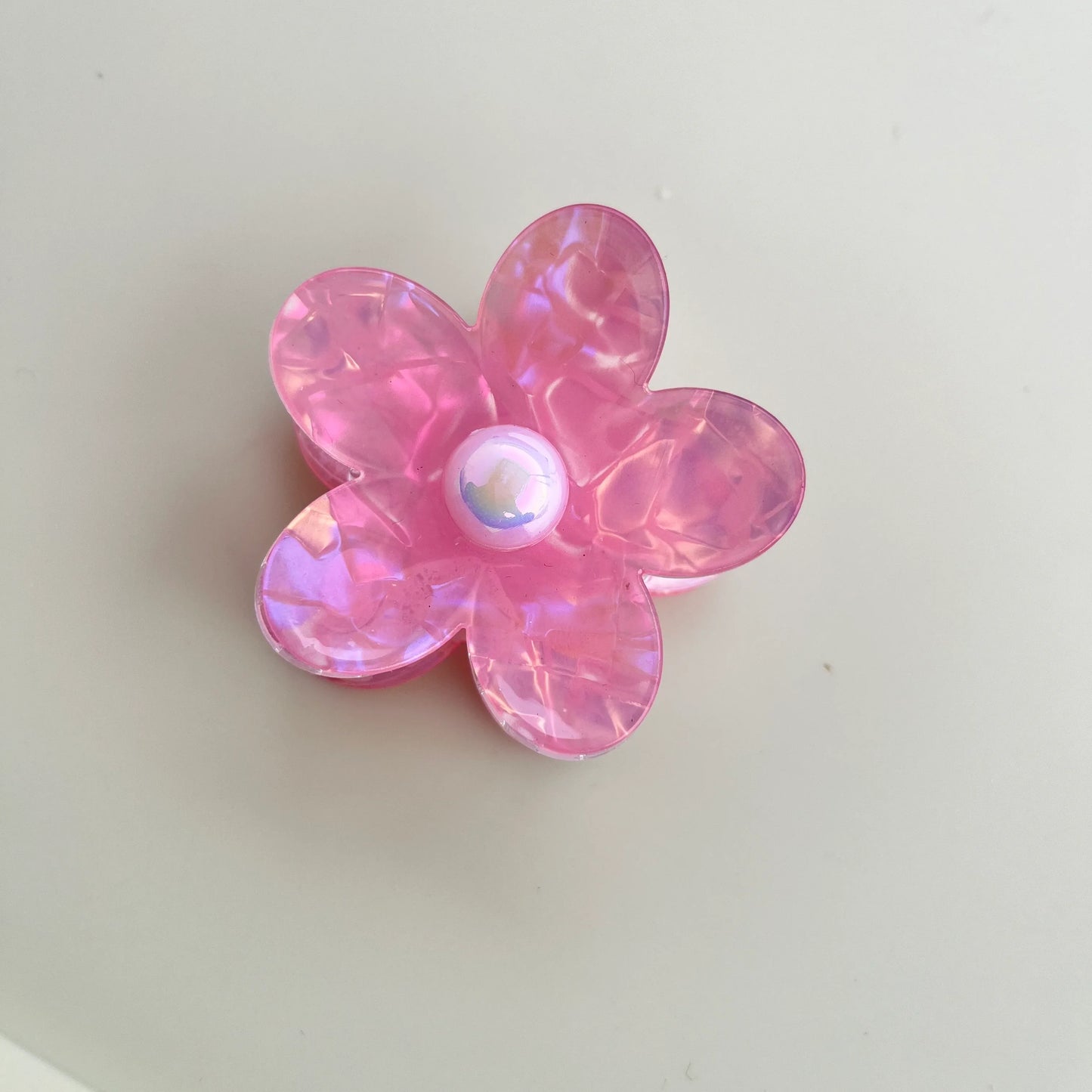 Korean Hair Claw - Flower Pink
