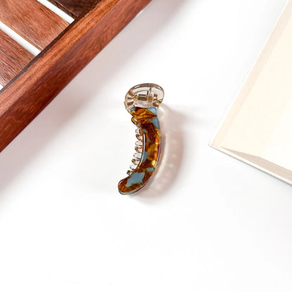 Marble Acrylic Banana Clip Small