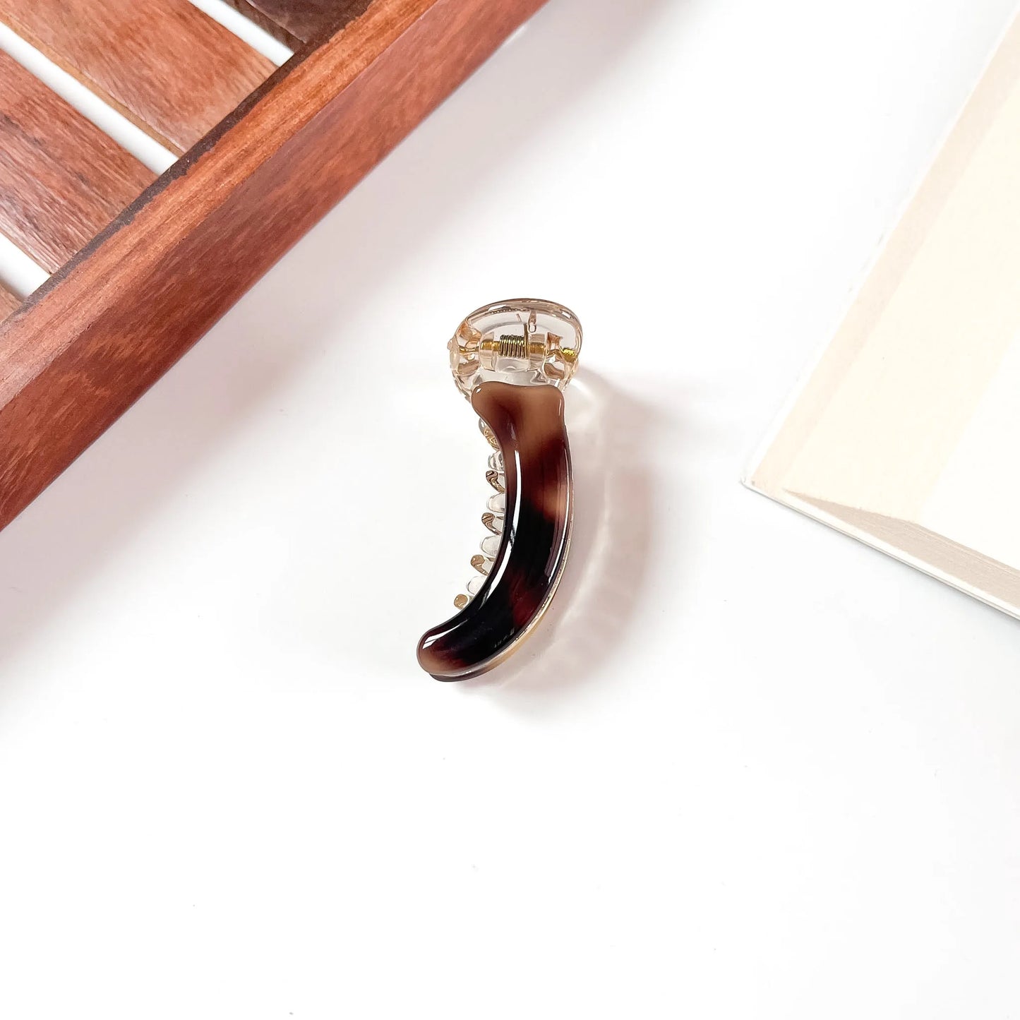 Marble Acrylic Banana Clip Small