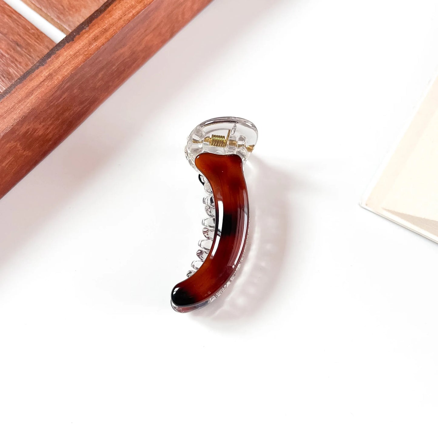 Marble Acrylic Banana Clip Small