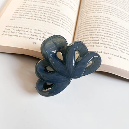 Ocean Loop Claw Clip – Large Minimal Hair Claw Dusty Blue