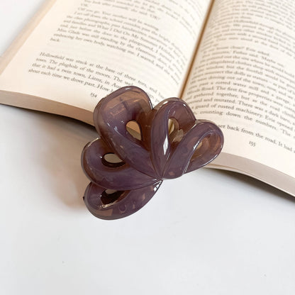 Ocean Loop Claw Clip – Large Minimal Hair Claw Mauve