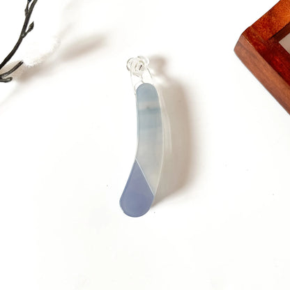 Blue banana clip hair clutcher periwinkle