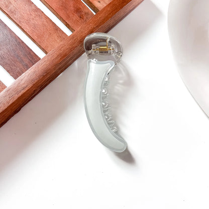 Sky blue pastel banana clip large banana hair clip for everyday wear