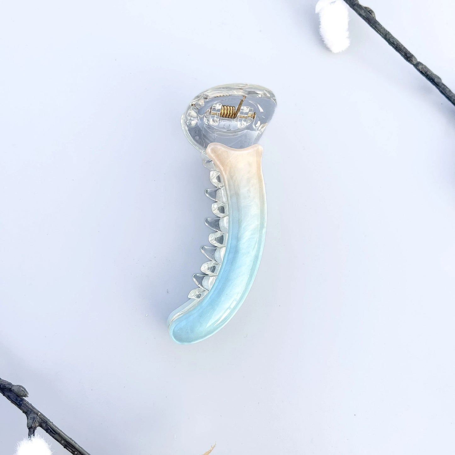 Pastel Dream Banana Clip (8cm) Sky Blue