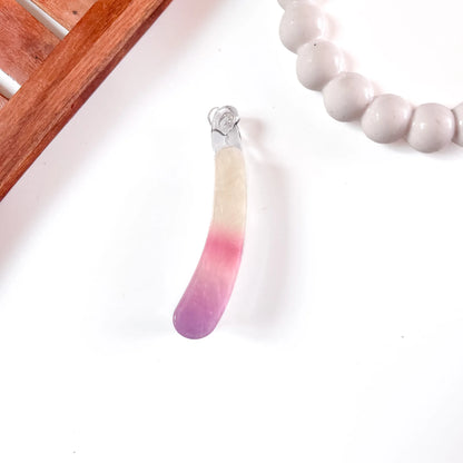 Pastel Dream Lock Banana Clip Rose Pink