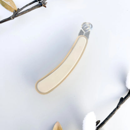 Pastel Pop Banana Clip(8cm) Cream