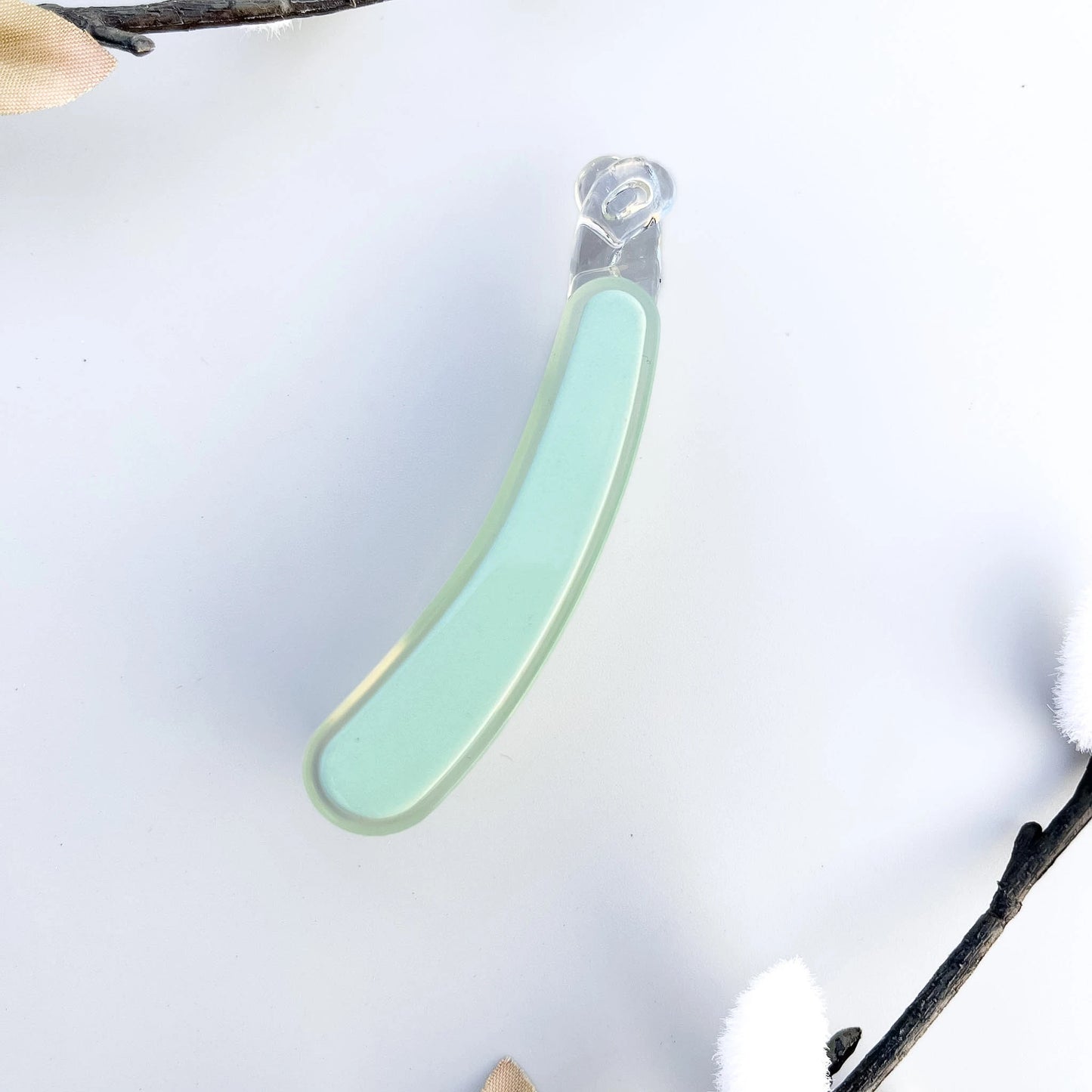 Pastel Pop Banana Clip(8cm) Green