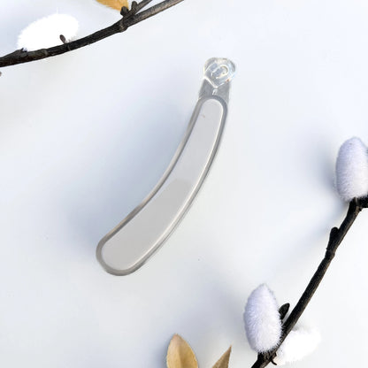 Pastel Pop Banana Clip(8cm) Grey