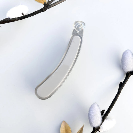 Pastel Pop Banana Clip(8cm) Grey