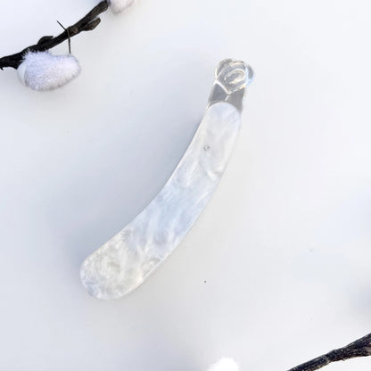 Pearl Mist Banana Clip (8cm) Blue