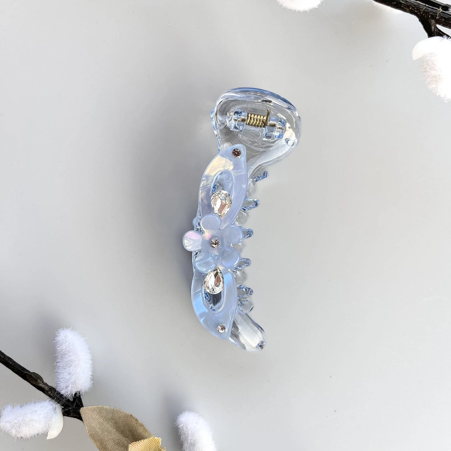 Soft Glow Banana Clip (8cm) Blue