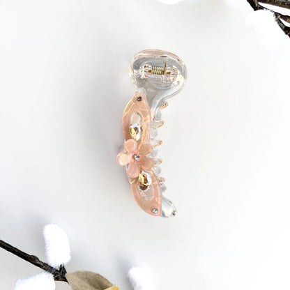 Soft Glow Banana Clip (8cm) Brown