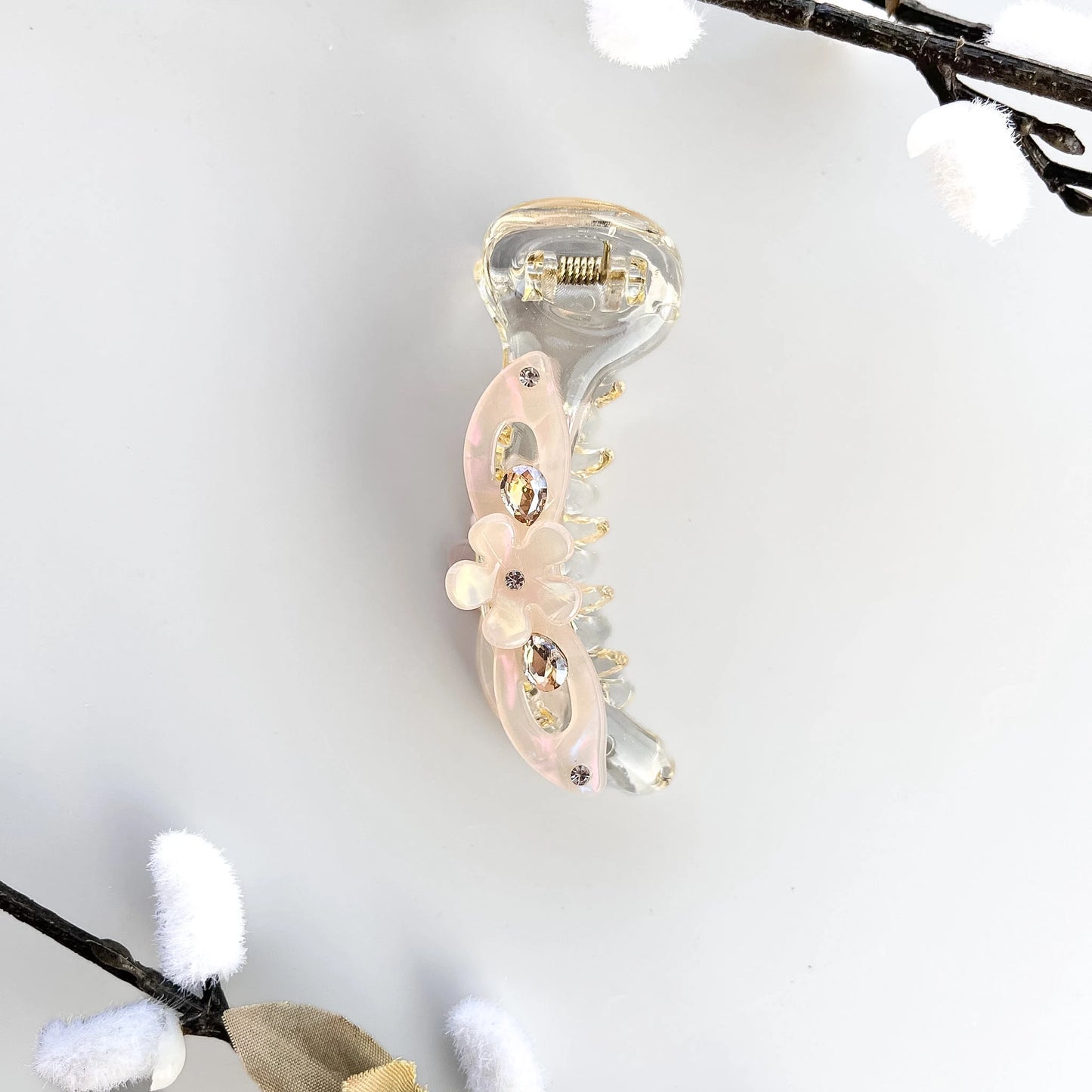 Soft Glow Banana Clip (8cm) Gold